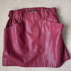 Pleather Skirt